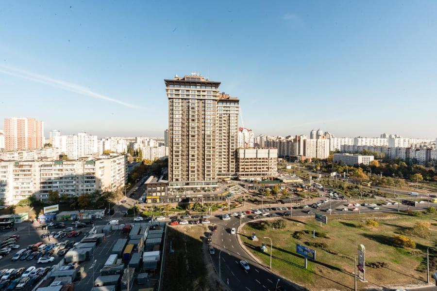 Роскошная 3К Квартира 135М2 На Набережной. Минская Kiev Eksteriør billede